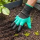 Luvas de Jardinagem com 4 Garras para Cavar